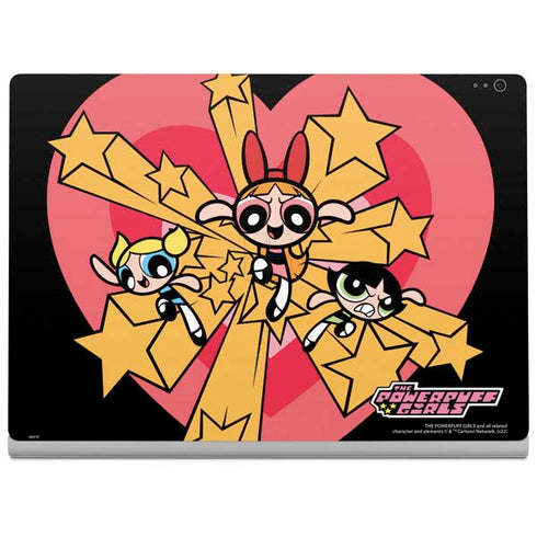 Cartoon Network Powerpuff Girls Gold Stars Surface Book 2 13.5in Skin